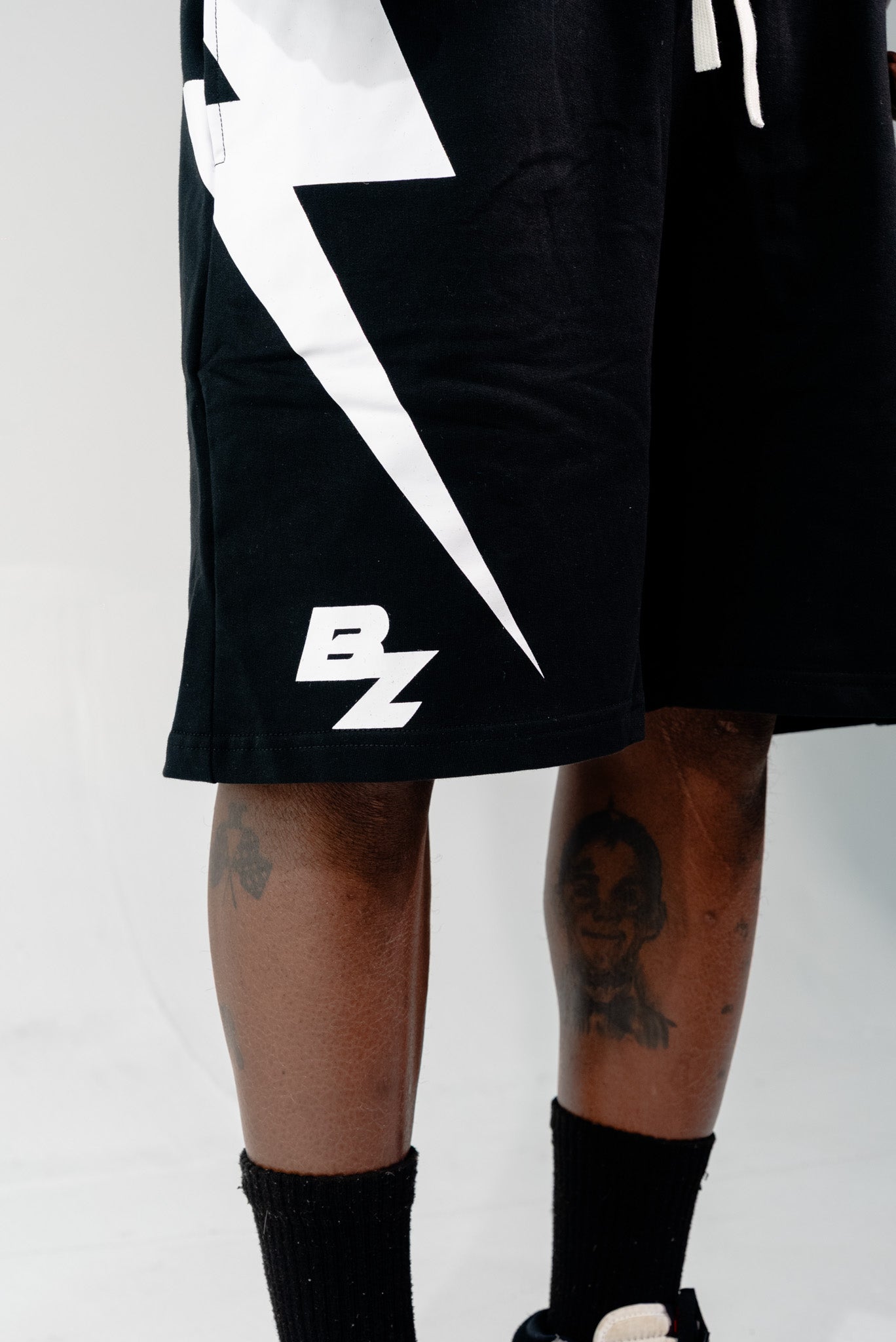 Lightning Bolt Shorts (BLACK)
