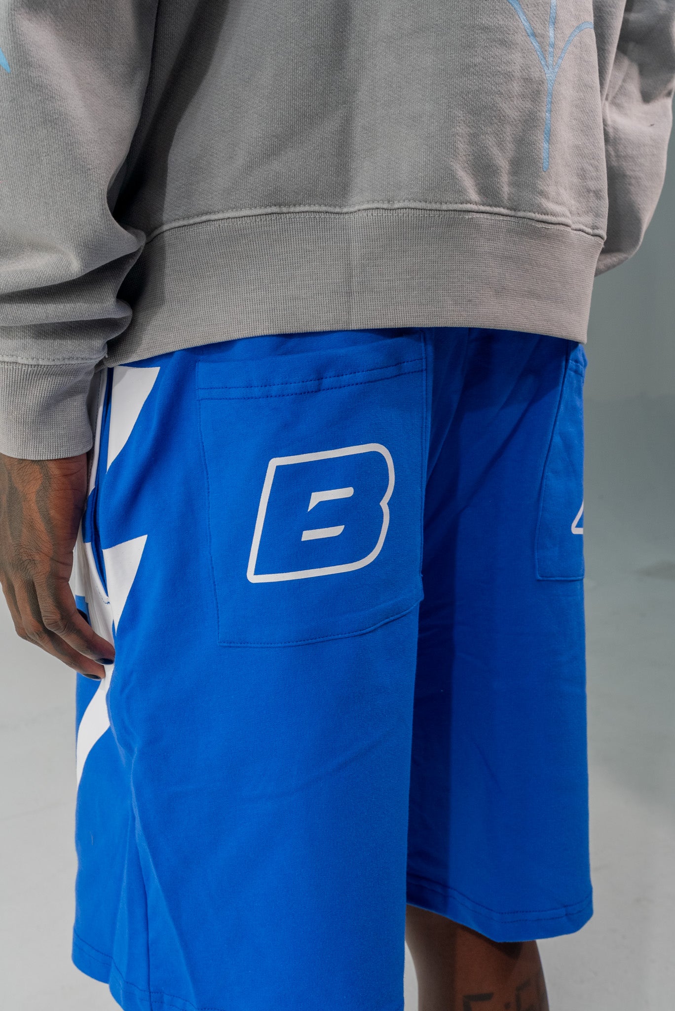 Lightning Bolt Shorts (BLUE)
