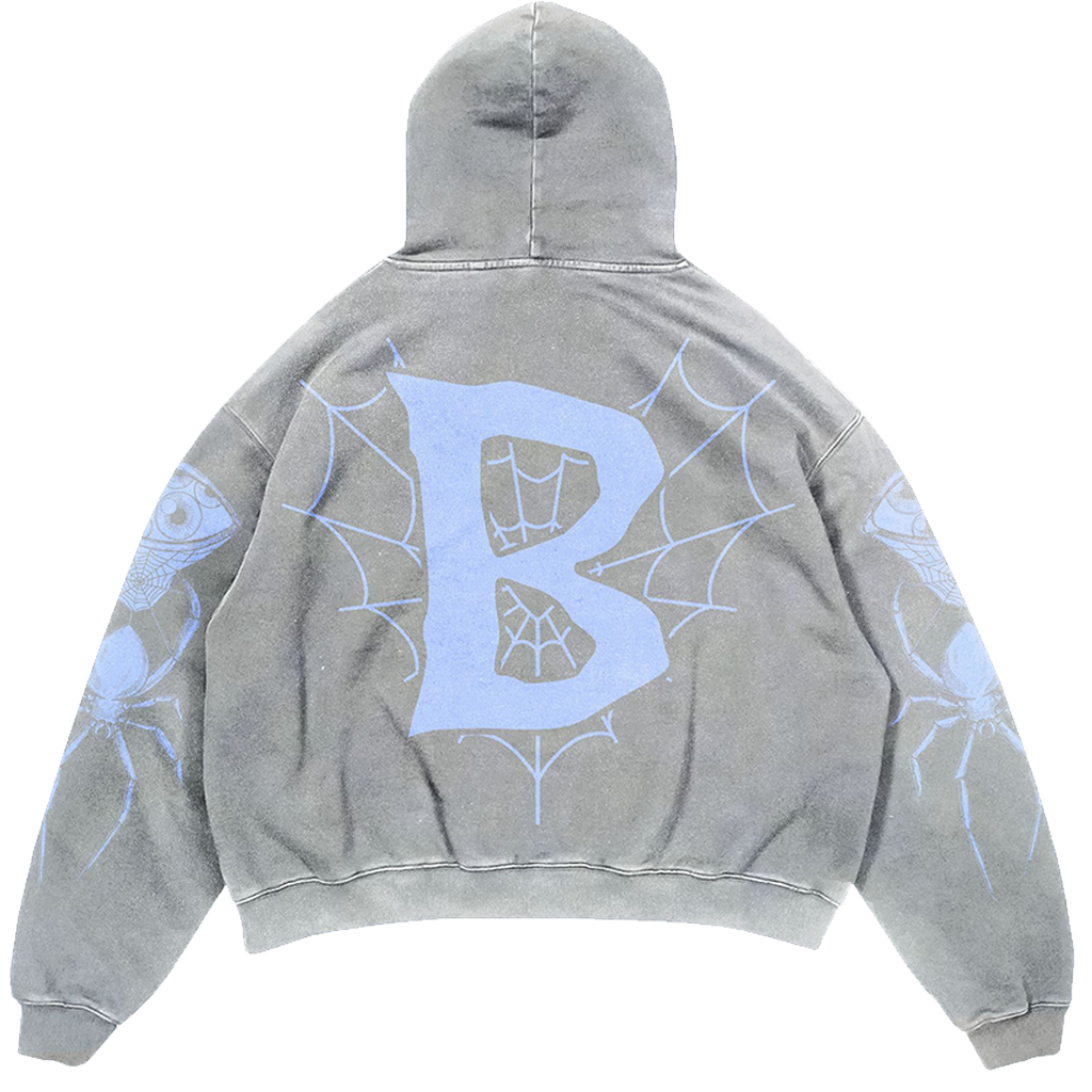 Scorching Web Hoodie (GREY)